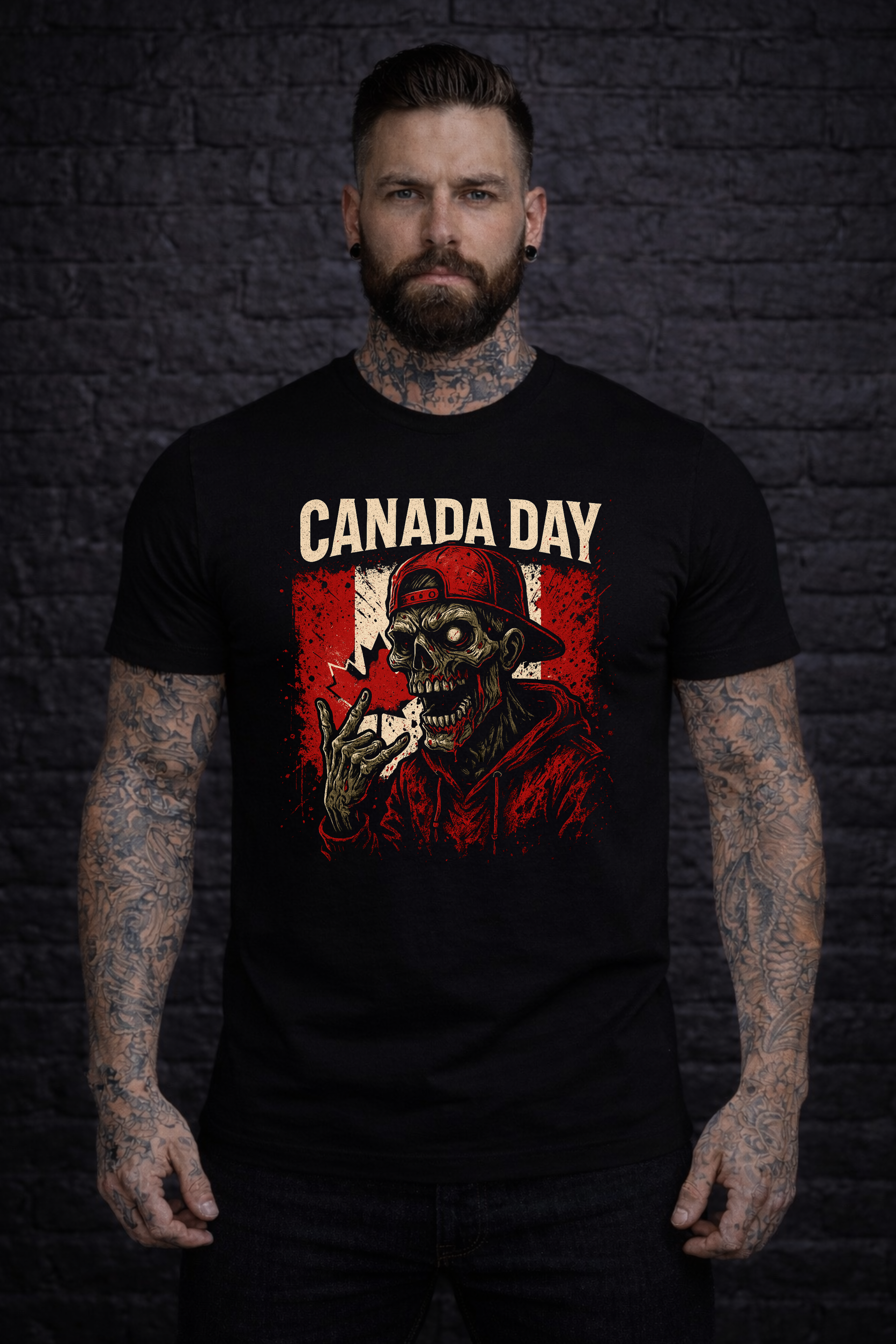 Canada Day Skull Tee 🇨🇦