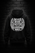 Never ride faster than your guardian angel can fly