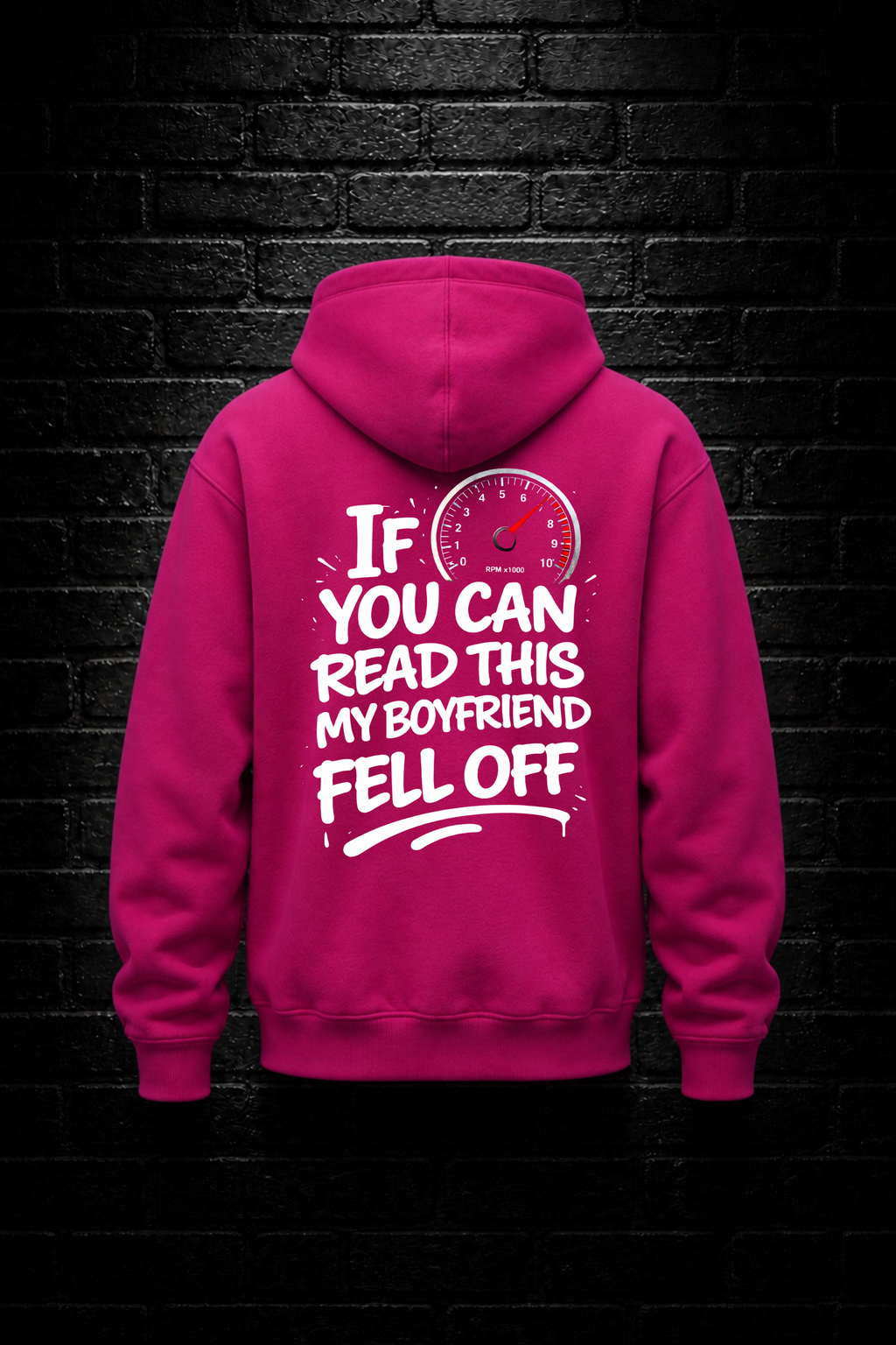 If You Can Read This Hoodie – Hot Pink