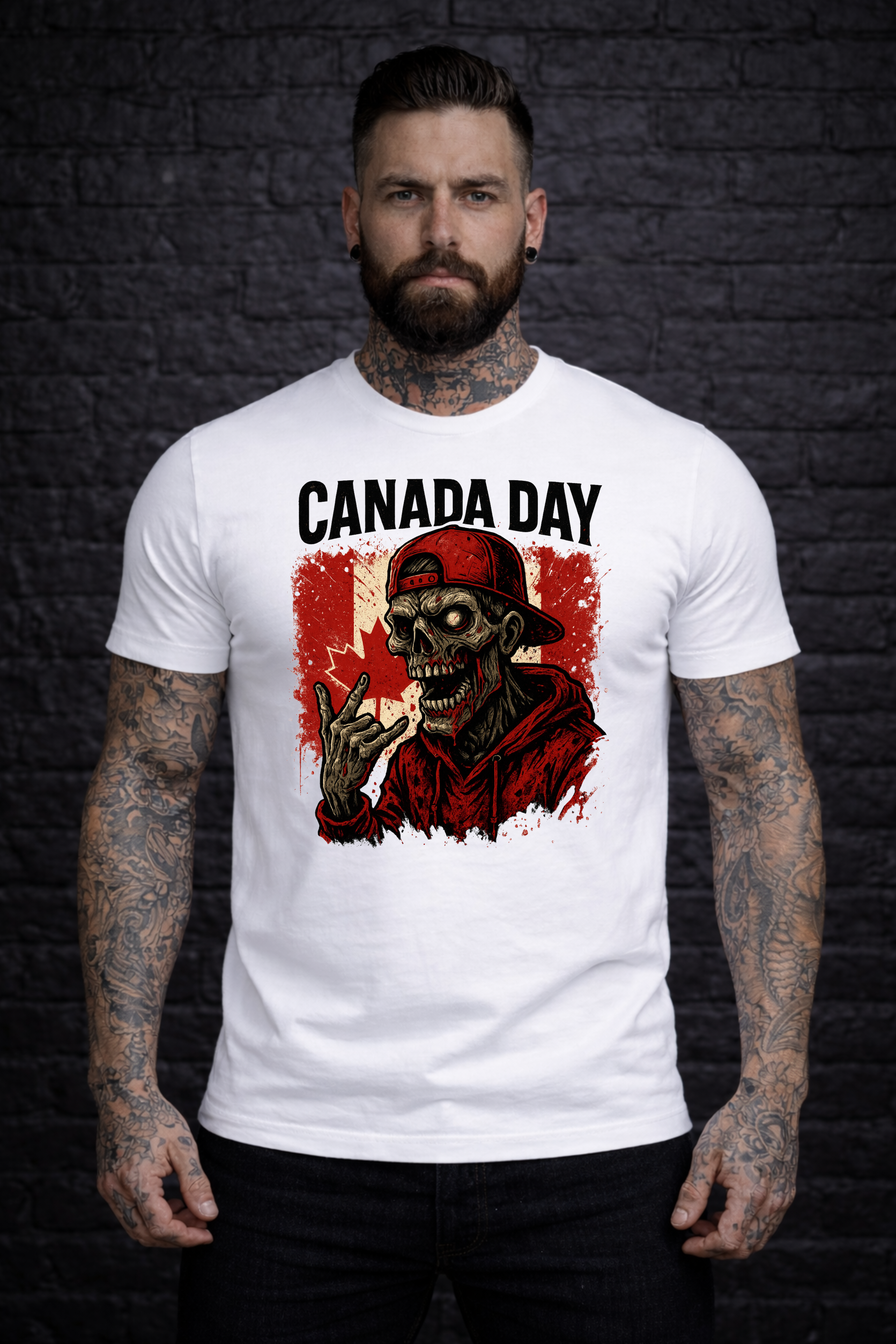 Canada Day Skull Tee 🇨🇦
