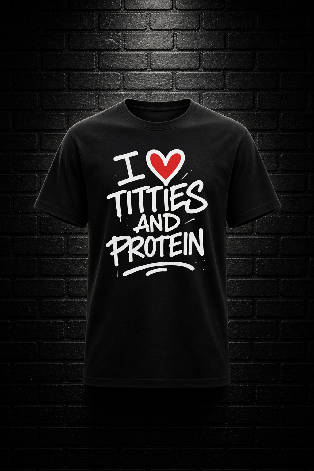 I ♥ Titties and Protein Tee