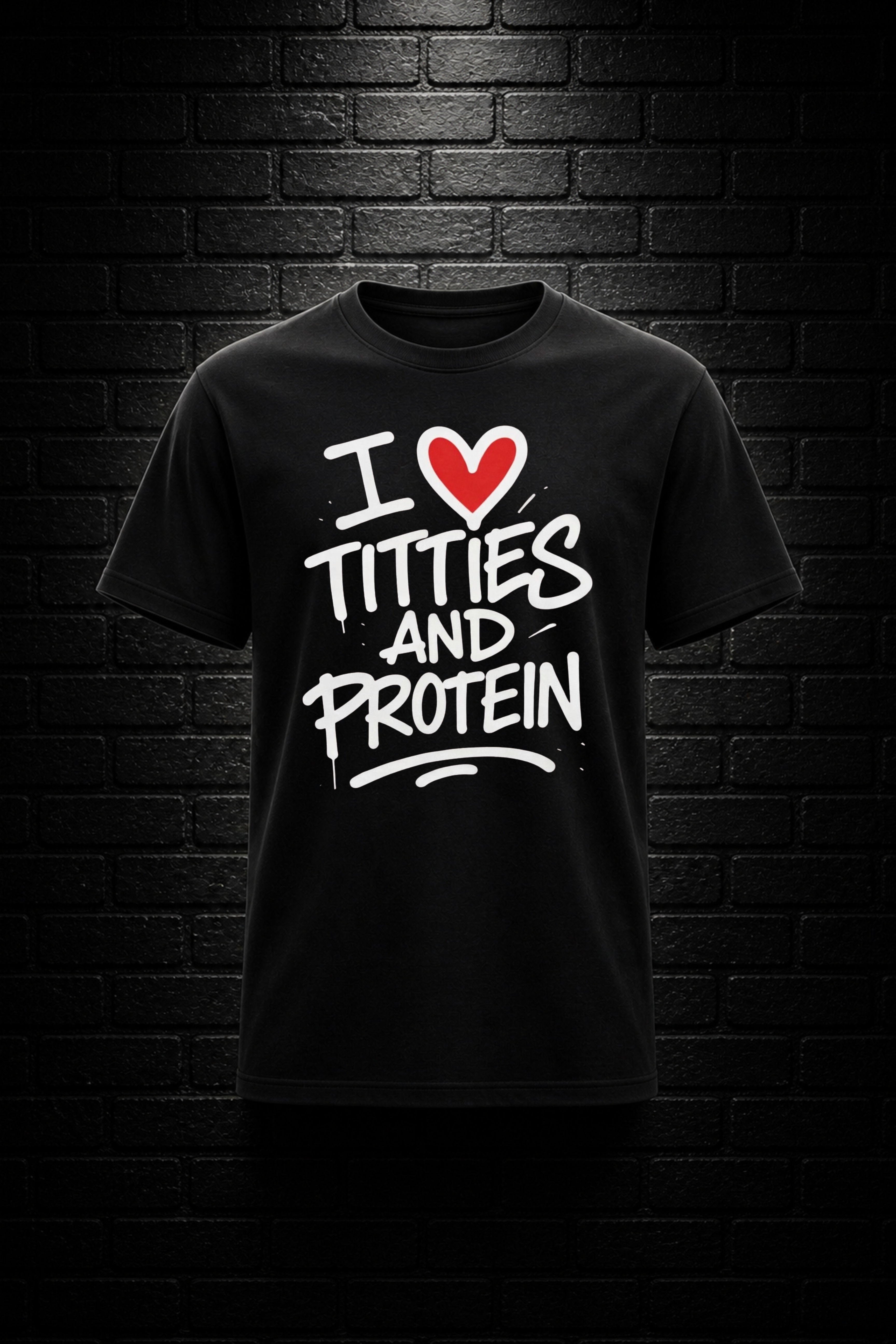 I ♥ Titties and Protein Tee